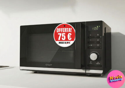 Microonde con Grill Candy Moderna Forno 20 Litri, 700W, 40 Programmi