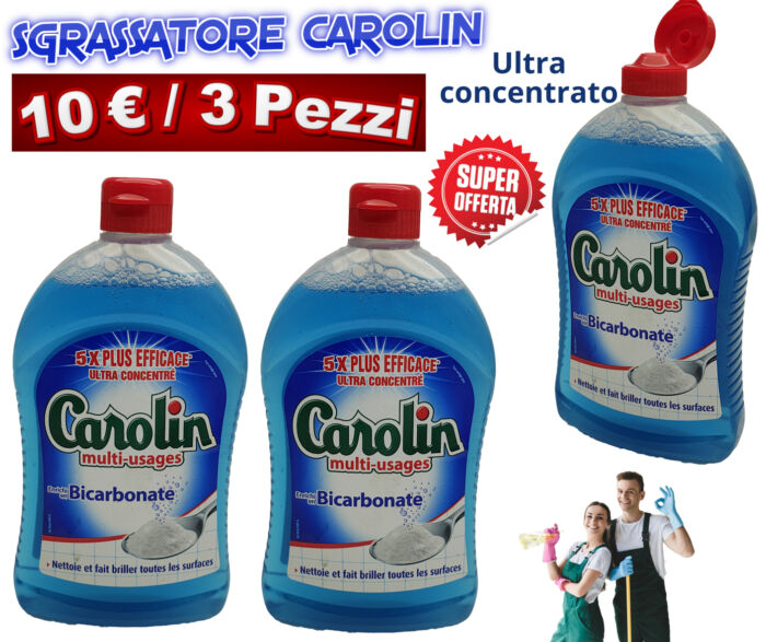 product-20195-0-5c17e09b-700 SGRASSATORE MULTIUSO CAROLIN SUPER CONCENTRATO AL BICARBONATO