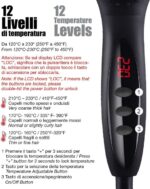 SPAZZOLA LISCIANTE PER CAPELLI IN CERAMICA LEEDYA CON DISPLAY DIGITALE - immagine 3