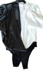 BODY BICOLOR BIANCO NERO