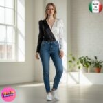 BODY BICOLOR BIANCO NERO