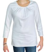 maglia bianca da donna a maniche a 3/4 by Orsay - immagine 2
