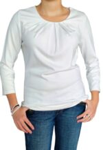 maglia bianca da donna a maniche a 3/4 by Orsay - immagine 5