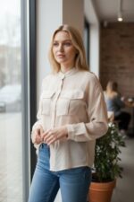 CAMICIA DONNA IN CHIFFON LEGGERA - immagine 5