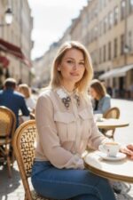 CAMICIA DONNA IN CHIFFON LEGGERA - immagine 3