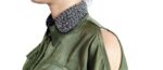 CAMICIA DONNA VERDE MILITARE SATIN A SPALLE SCOPERTE - immagine 5