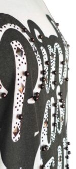 abito camicia o maxi maglietta bianca con la scritta "Pink as Love" - immagine 4