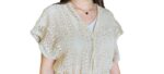 cardigan copricostume lungo all'uncinetto da donna - immagine 7