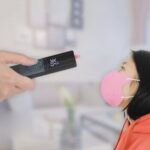 Termometro per fronte, senza contatto, per adulti, 1 secondo misurazione