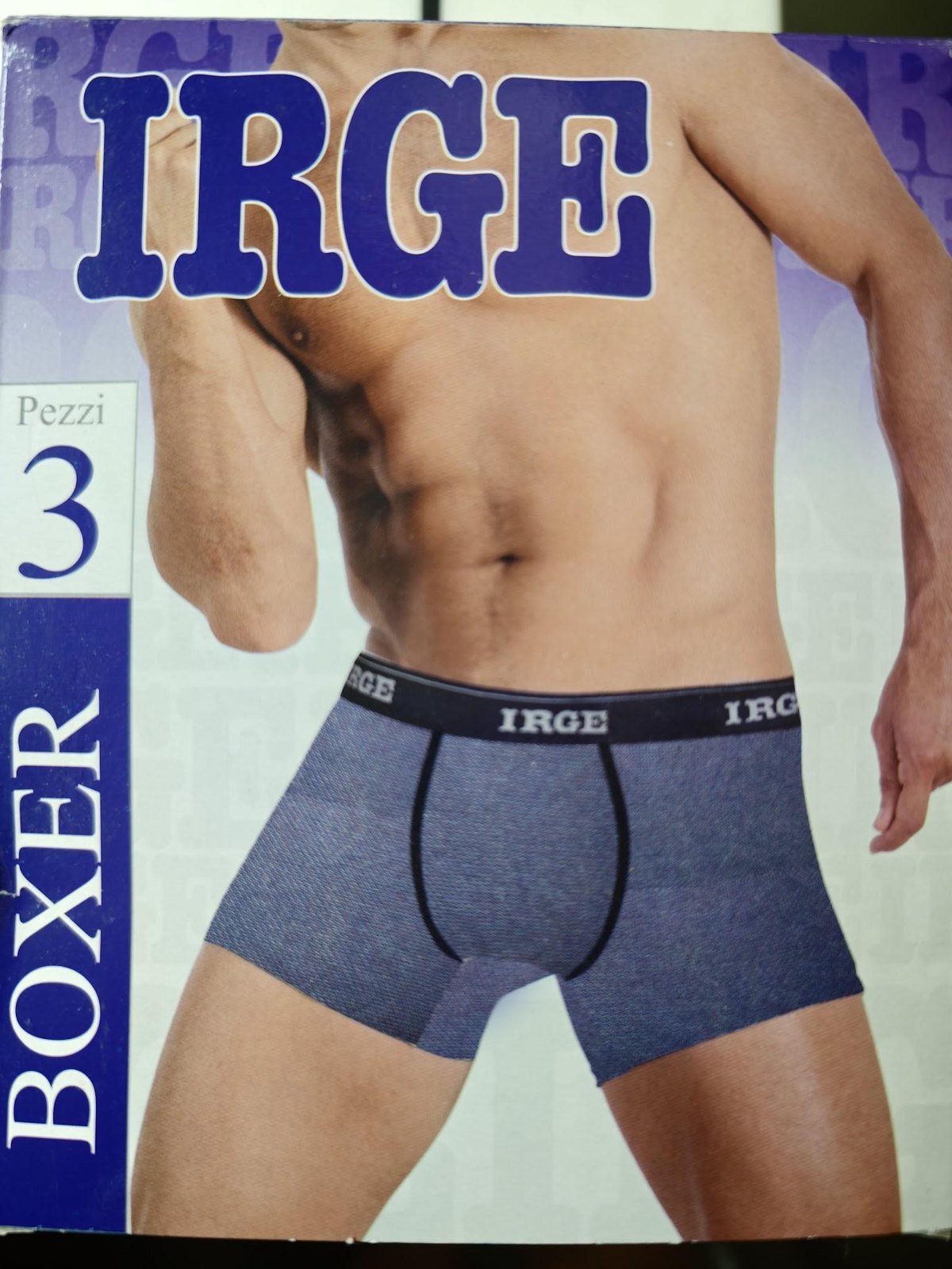 BOXER IRGE PACK 3 PZ COL ASSORTITI BOXER IRGE PACK 3 PZ COL ASSORTITI - immagine 1