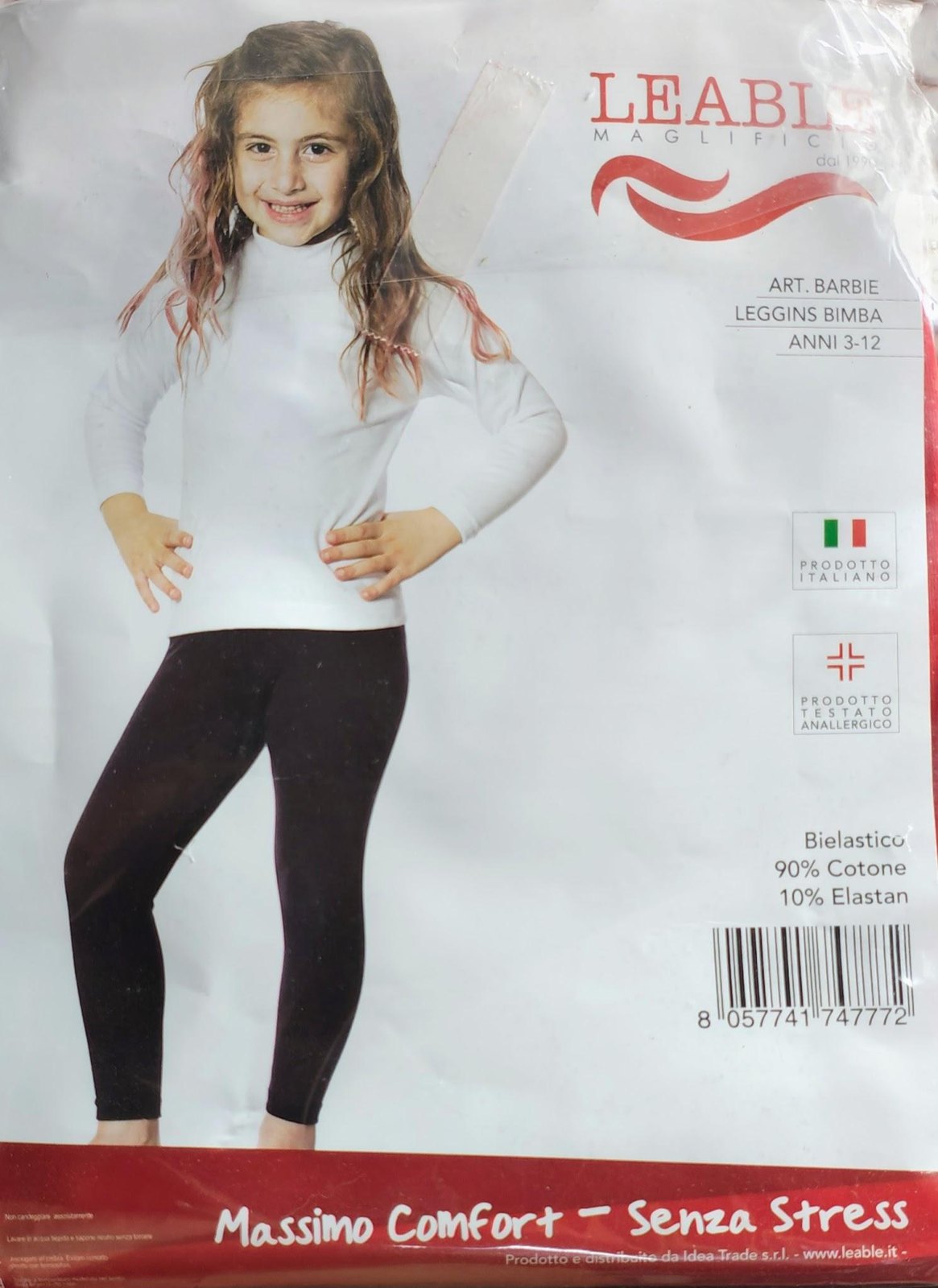 LEABLE MAGLIFICIO LEGGINS BAMBINA LEABLE MAGLIFICIO LEGGINS BAMBINA - immagine 1