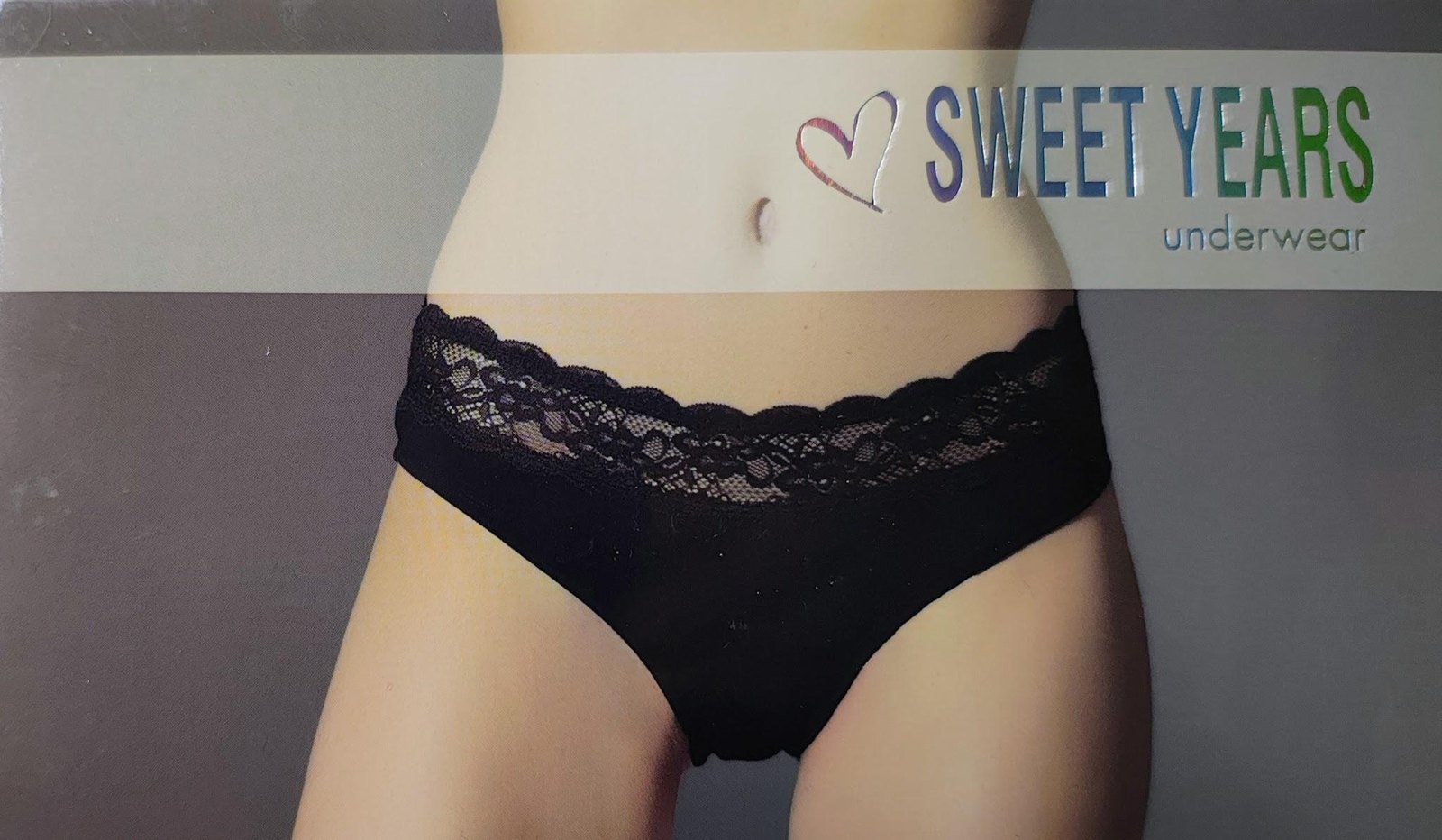 SLIP SWEET YEARS ASSORTITI 2 NERI 2 GRIGI 2 BLU SLIP SWEET YEARS ASSORTITI 2 NERI 2 GRIGI 2 BLU - immagine 1