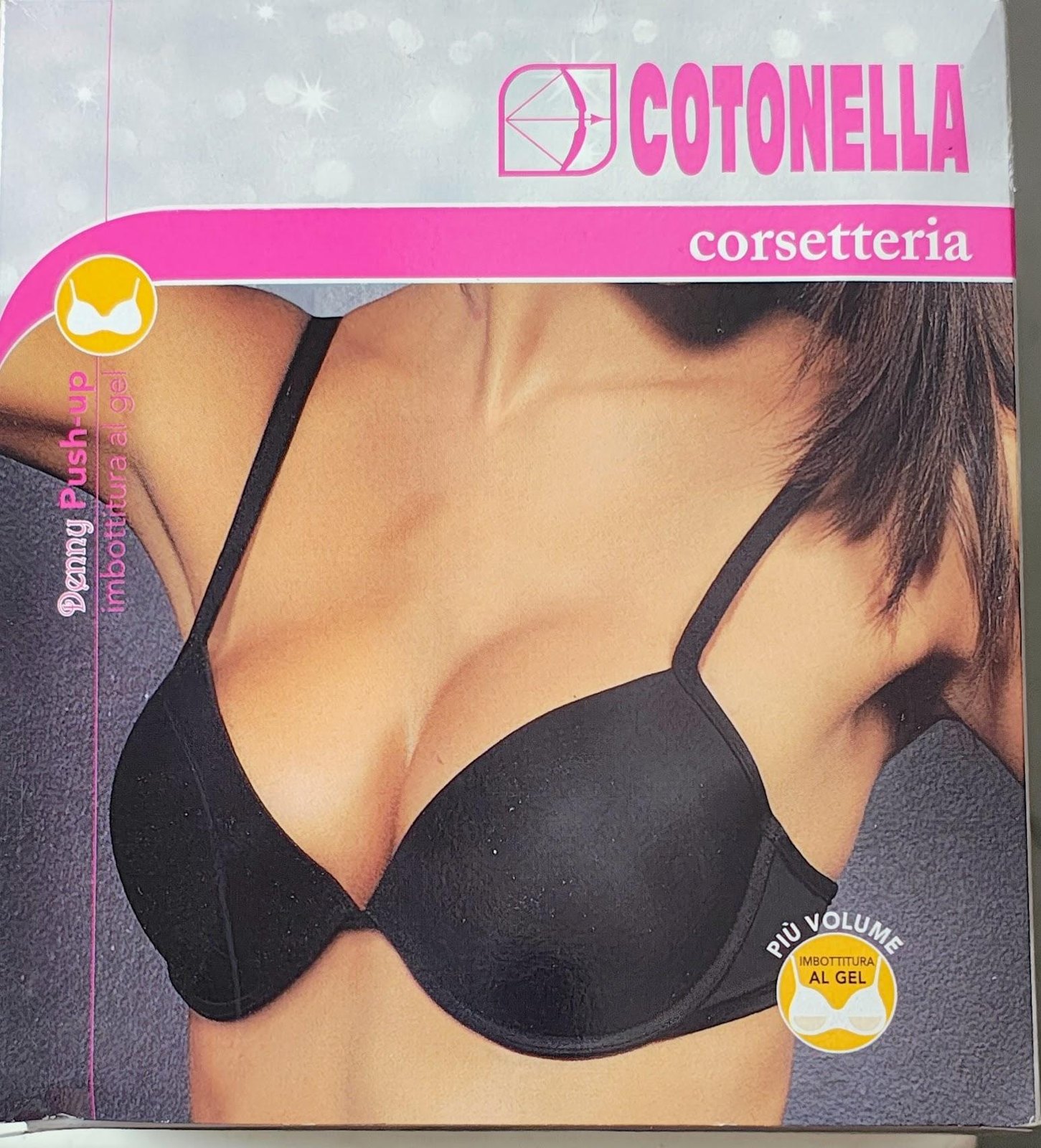cotonella corsetteria push-up imbottitura al gel denny cotonella corsetteria push-up imbottitura al gel denny - immagine 1