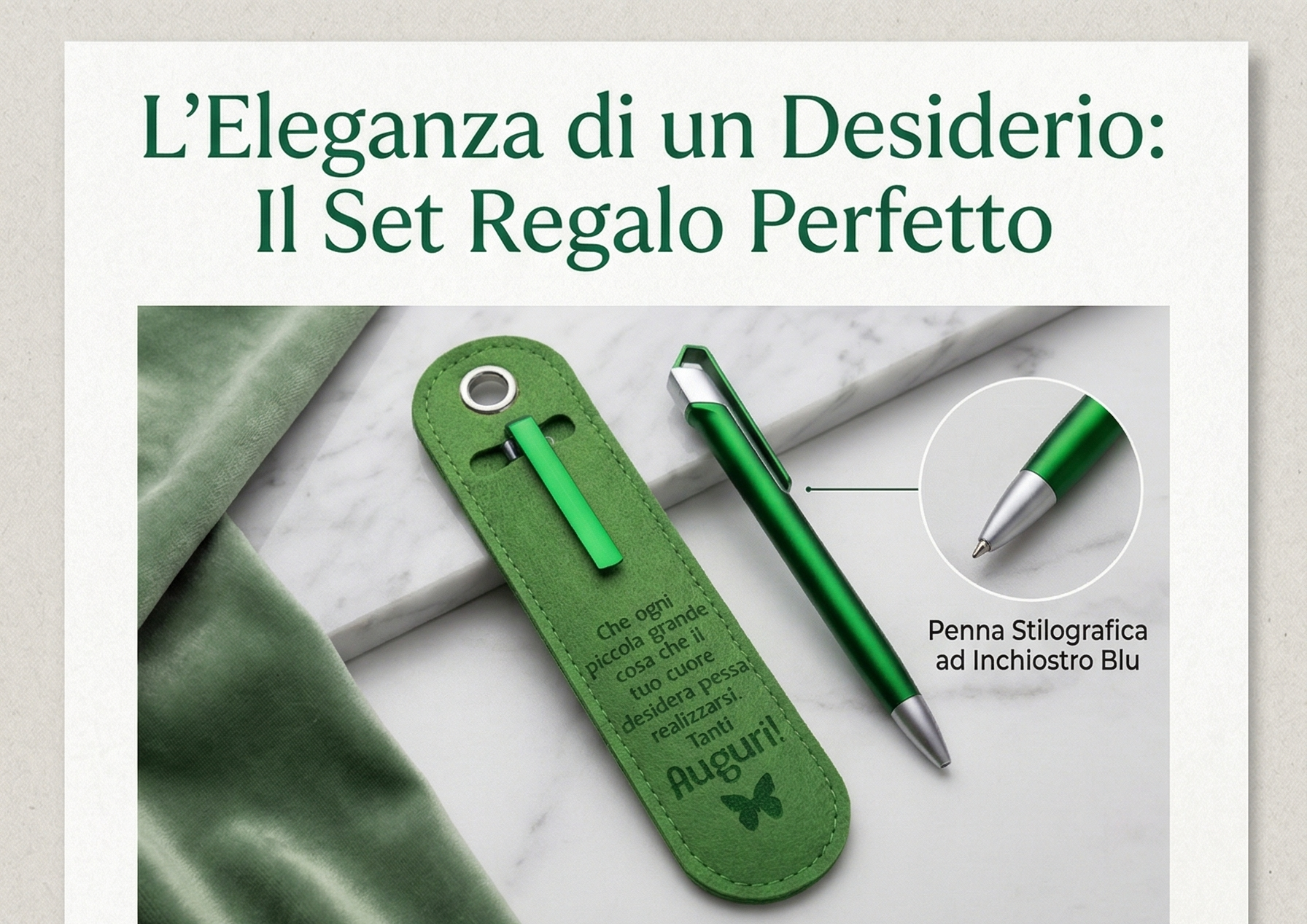 AUGURI Penna a Sfera con Dedica – Auguri