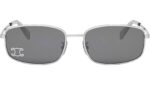 OCCHIALI DA SOLE CELINE UNISEX TRIOMPHE CL40285U 16A STRUTTURA ARGENTO STRASS