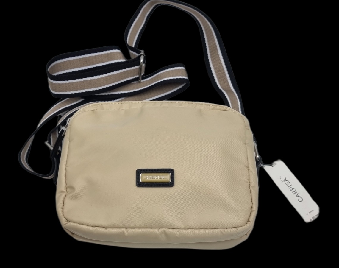 Carpisa_Borsa_Tracolla_Beige_Tracolla_Rigata Carpisa Borsa a Tracolla Beige con Tracolla Rigata - immagine 1