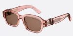 DIOR DiorOblique S2I 40F0 52 – Rosa Trasparente/Marrone