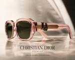 Occhiali da Sole Dior DiorOblique S2I 40F0 52 Rosa Trasparente/Marrone