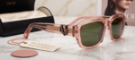 Occhiali da Sole Dior DiorOblique S2I 40F0 52 Rosa Trasparente/Marrone – Bild 4