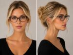 MONTATURA OCCHIALI DA VISTA DONNA NERO BY O-SIX OV-458 PRAGA