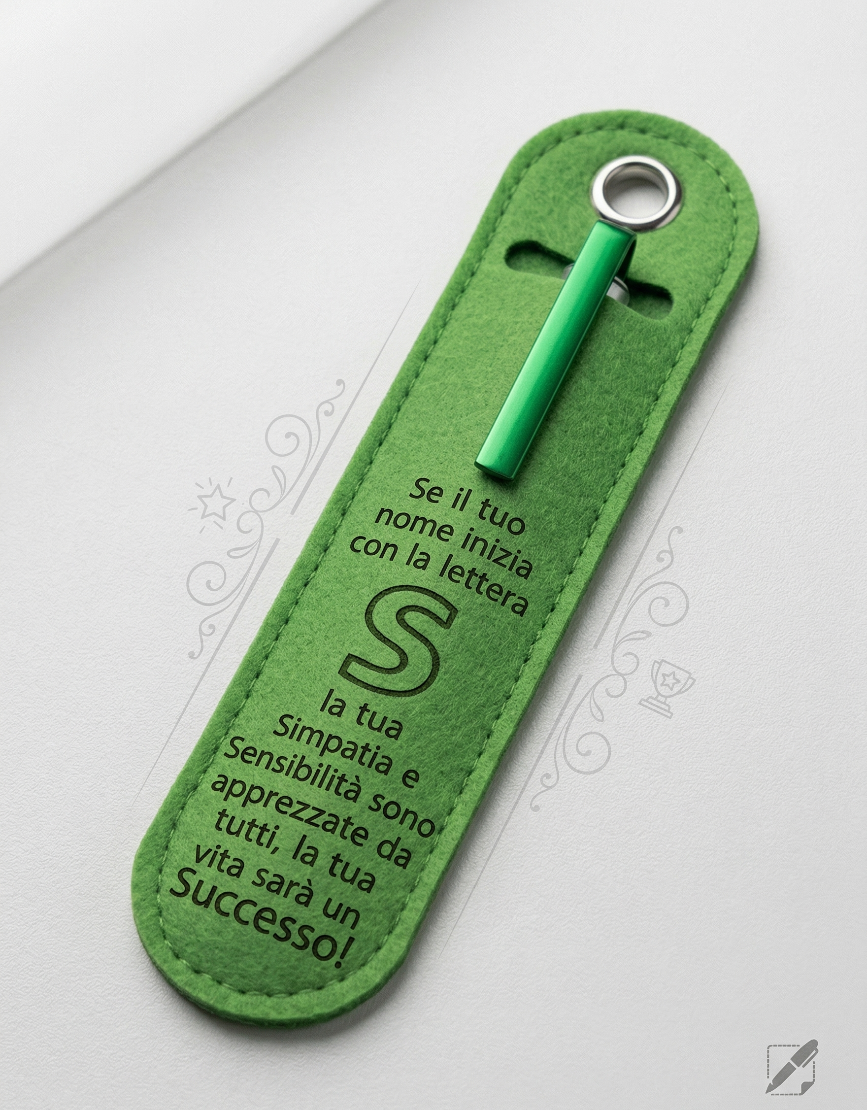 S - SUCCESSO 2 Penna a Sfera con Dedica – Lettera S