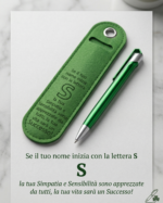 Penna a Sfera con Dedica – Lettera S - foto 2
