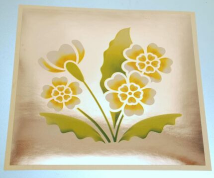 5 STICKERS AUTOADESIVE FLOWERS