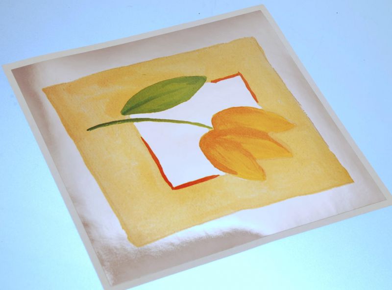 novixit-32178 5 STICKERS METALLIC TULIP