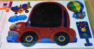 LAVAGNA AUTOADESIVA AUTO