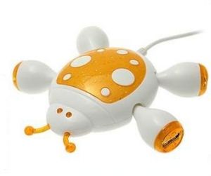 USB HUB COLORFUL BEETLE SHAPE