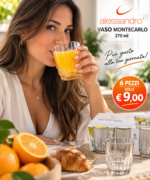 Set 6 Bicchieri Montecarlo 270 ml