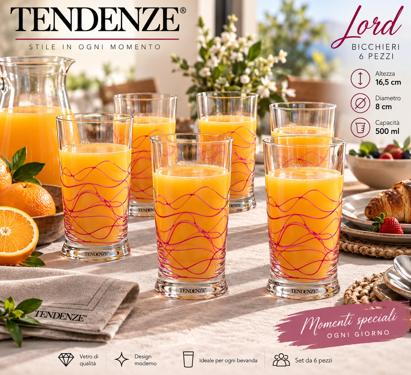 BICCHIERE TENDENZA THE ORIGINALS Lord Bicchieri - immagine 1