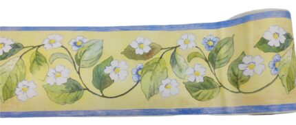 BORDURE ADHÉSIVE AVEC FLEURS ROSE - foto 2