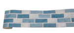 BORDURE ADHÉSIVE MOSAIQUE BLEU ET ARGENT - foto 4