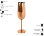 Set 6 Calici Acciaio Inox Rose Gold ECHTWERK - immagine 3