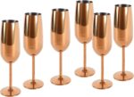 Set 6 Calici Acciaio Inox Rose Gold ECHTWERK - immagine 2