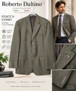 Roberto Daltino Giacca Uomo Pura Lana Vergine