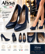 ALYSA DECOLTE TACCO ALTO BLU