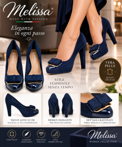 MELISSA CAMOSCIO BLU - foto 2