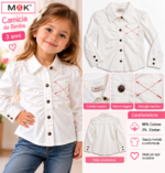 Camicia Bimba Mash & Kiss - immagine 2