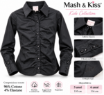 Camicia Bambini Mash & Kiss in Cotone ed Elastan - immagine 2