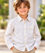 Camicia Bambino Living Kids 7 Anni in Cotone - immagine 2
