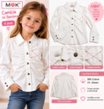 Camicia Bimba Mash & Kiss - immagine 3