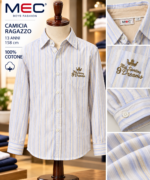 Camicia Ragazzo Mek 13 Anni in Cotone 100% - immagine 3