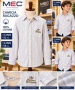 Camicia Ragazzo Mek 13 Anni in Cotone 100% - immagine 2