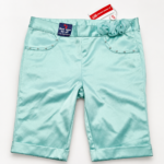 Pantaloncini Bambina in Raso Verde Original Marines 8 Anni - immagine 4